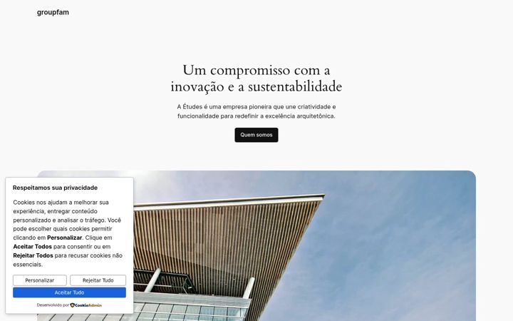 Screenshot of groupfam.com.br