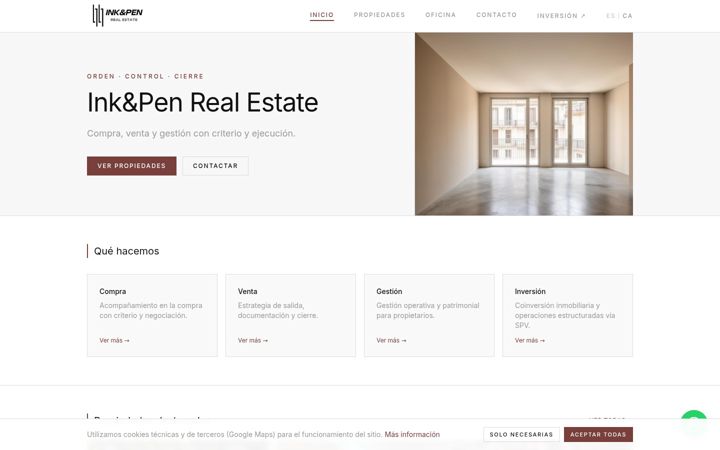 Screenshot of groupinkpen.com