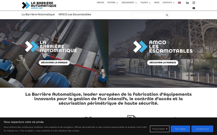 Screenshot of grouplba.com