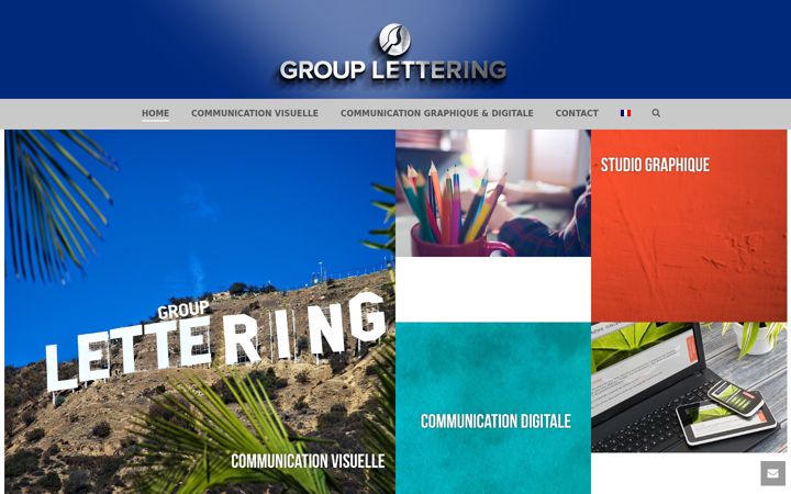 Screenshot of grouplettering.be