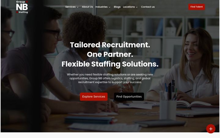 Screenshot of groupnb.ca