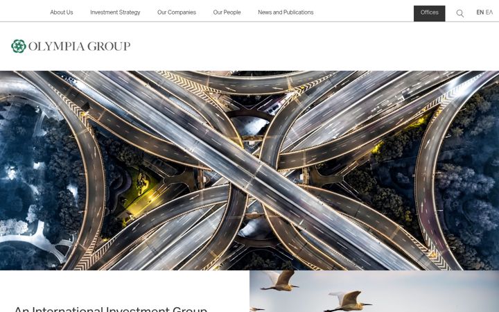 Screenshot of groupolympia.com