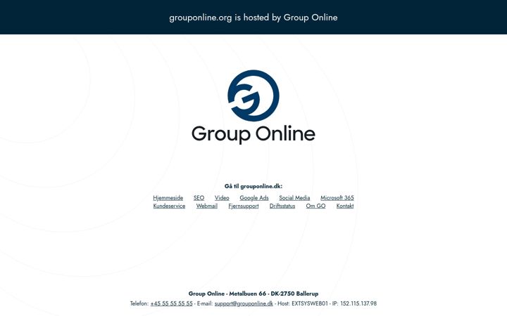 Screenshot of grouponline.org