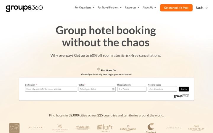 Screenshot of groups360.com