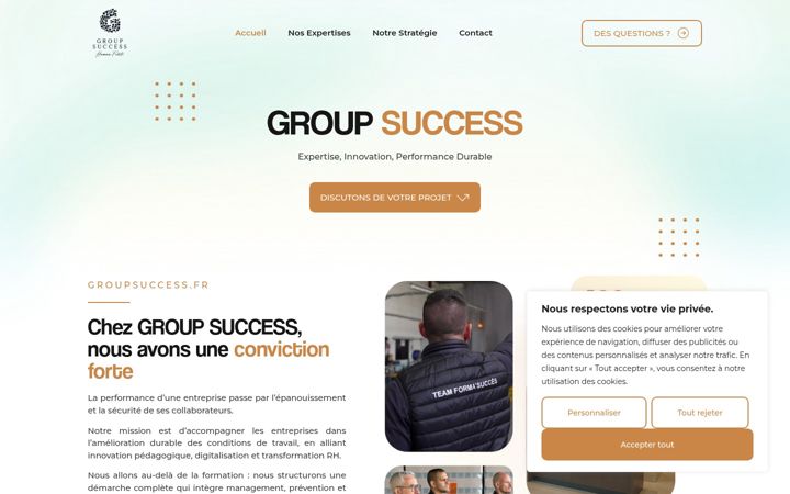 Screenshot of groupsuccess.fr