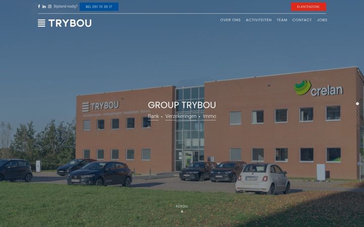 Screenshot of grouptrybou.be