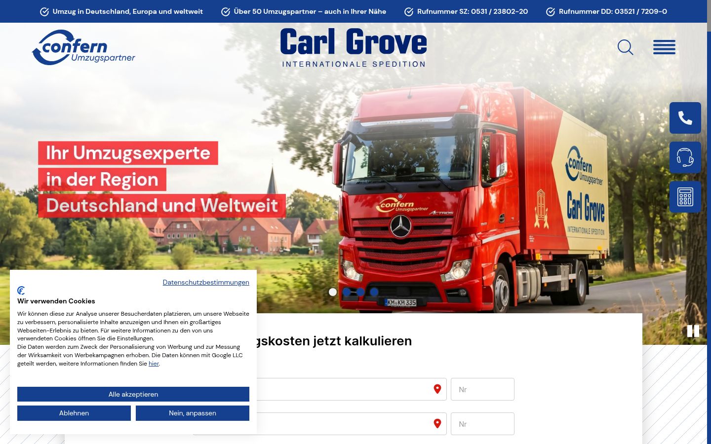 Screenshot tal-banner tal-kunsens muri qabel kwalunkwe interazzjoni