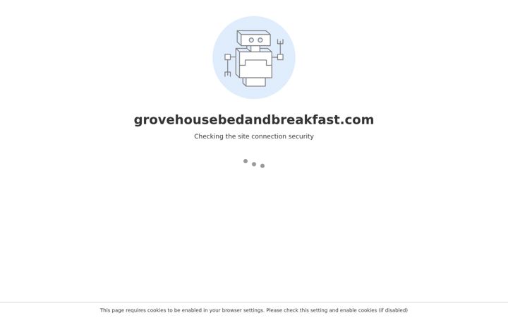 Screenshot of grovehousebedandbreakfast.com