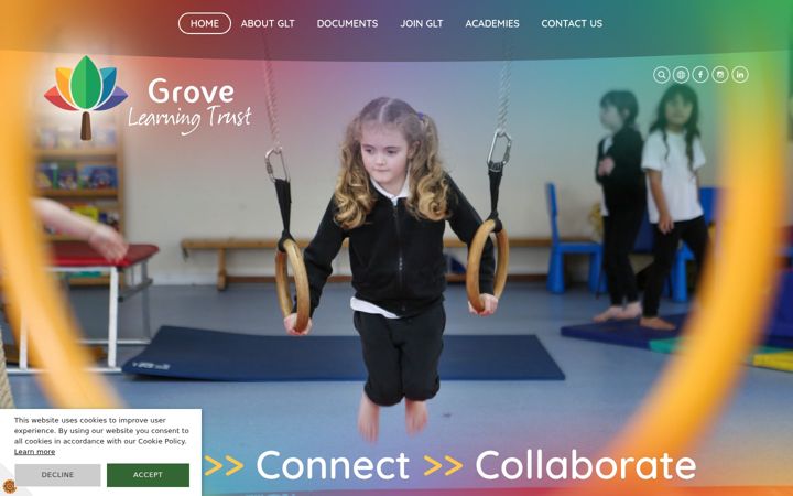 Screenshot of grovelearningtrust.co.uk