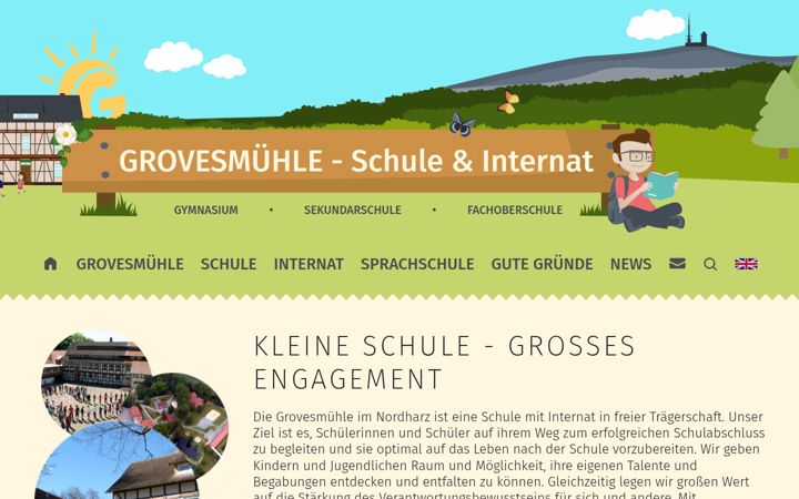 Screenshot of grovesmuehle.de
