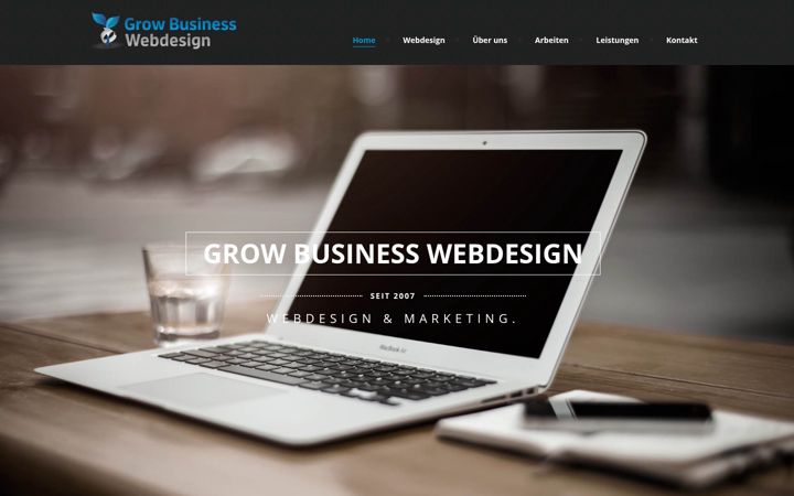 Screenshot of grow-business-webdesign.de