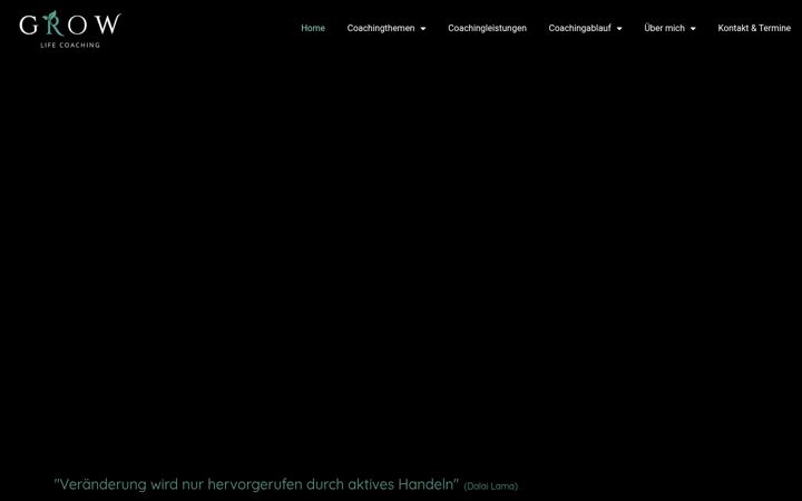 Screenshot of grow-life-coaching.ch