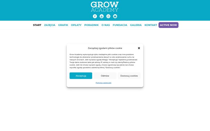 Screenshot of growacademy.pl