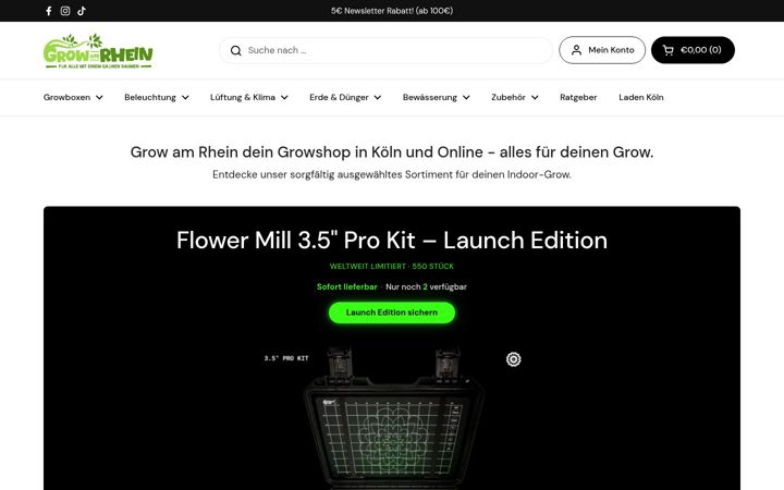 Screenshot of growamrhein.de