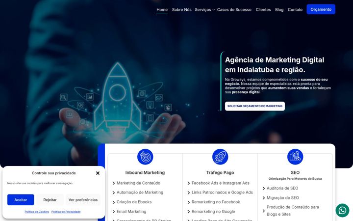 Screenshot of groways.marketing