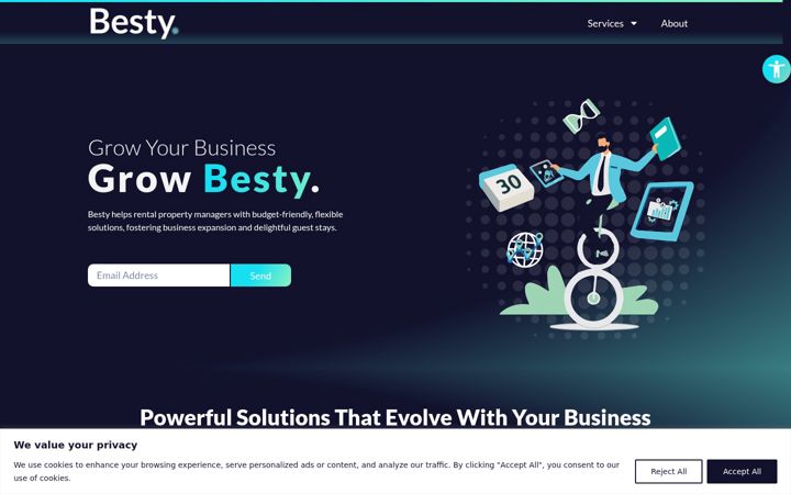 Screenshot of growbesty.com