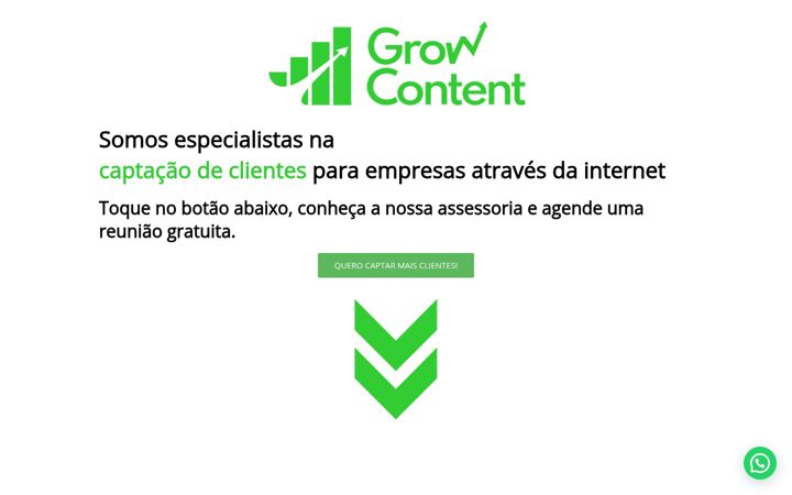 Screenshot of growcontent.com.br