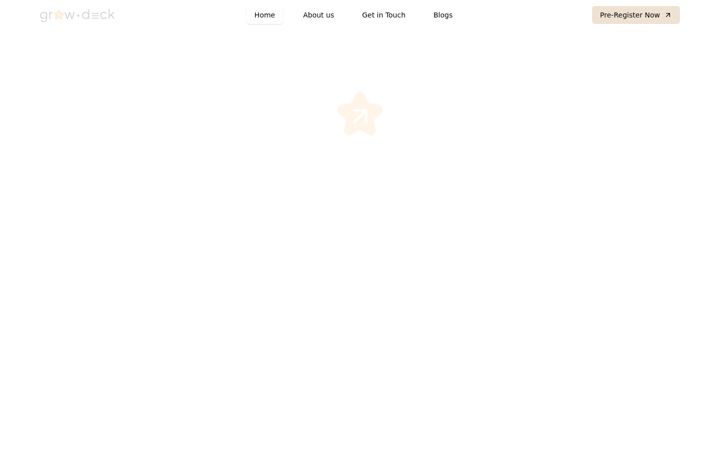 Captură de ecran a growdeck.io