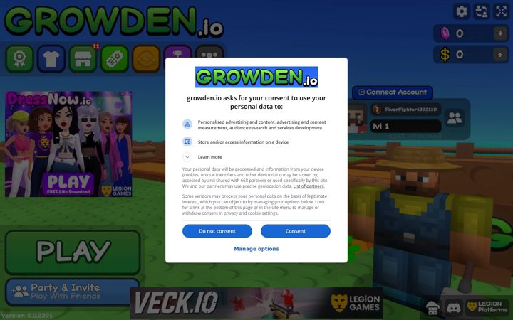 Screenshot of growden.io