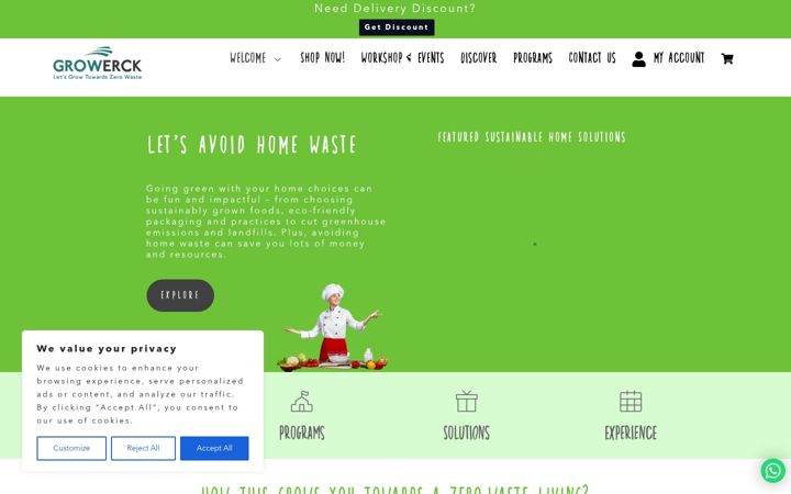 Screenshot of growerck.com