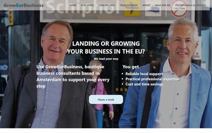 Screenshot of groweurbusiness.com