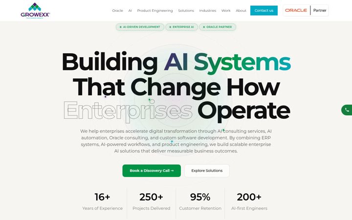 Screenshot of growexx.com