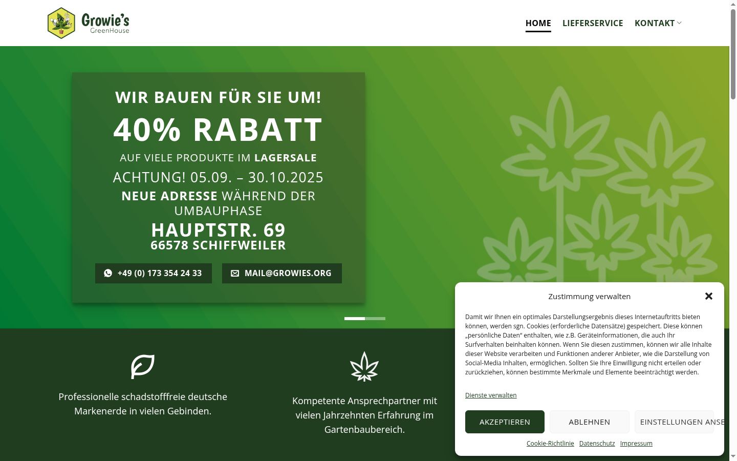 Screenshot tal-banner tal-kunsens muri qabel kwalunkwe interazzjoni