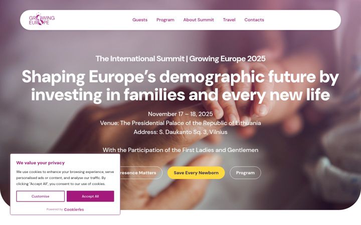 Screenshot of growingeurope.org