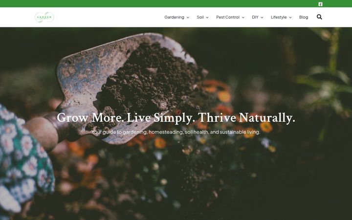 Screenshot of growingorganic.com