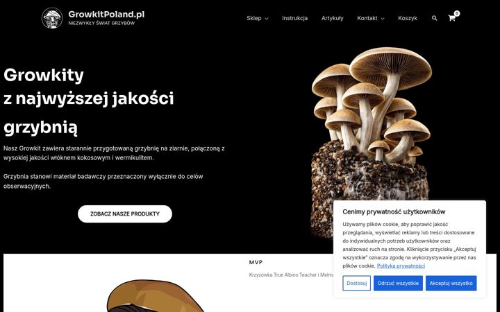 Screenshot of growkitpoland.pl