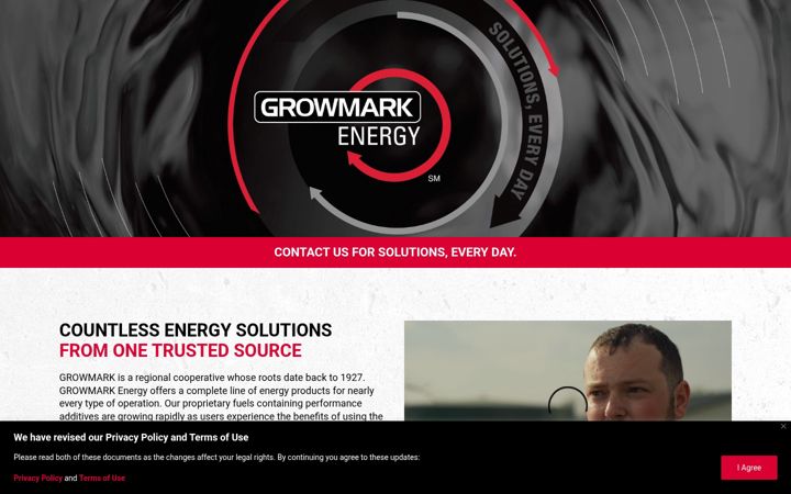 Screenshot of growmarkenergy.com