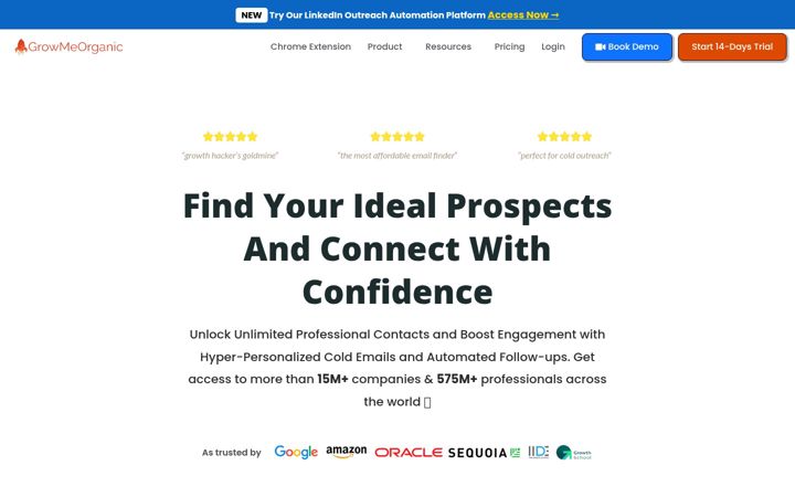 Screenshot of growmeorganic.com