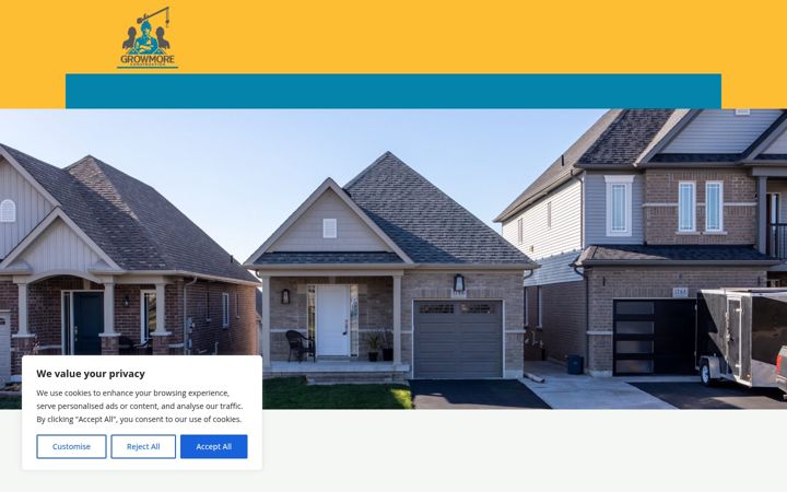 Screenshot of growmoreconstruction.com