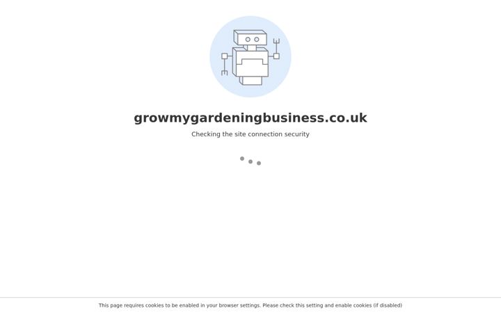 Screenshot of growmygardeningbusiness.co.uk