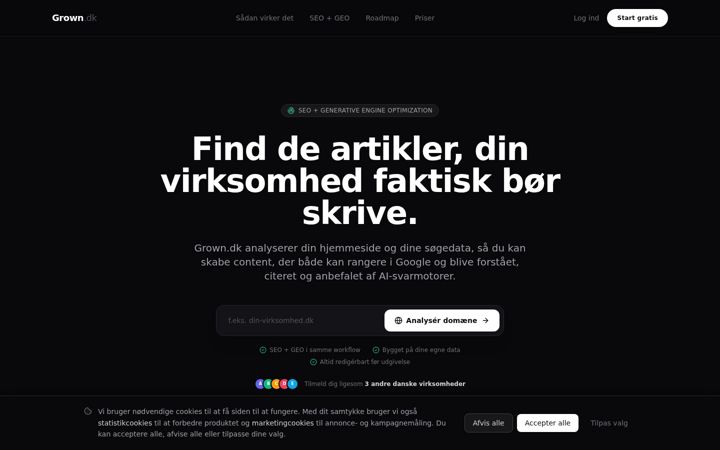 Screenshot of grown.dk