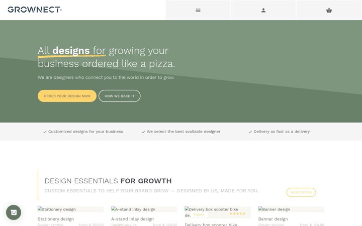 Screenshot of grownect.com