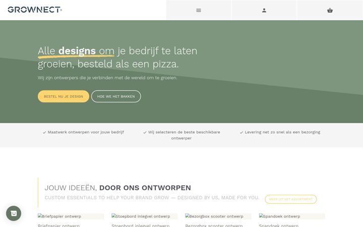 Screenshot of grownect.nl