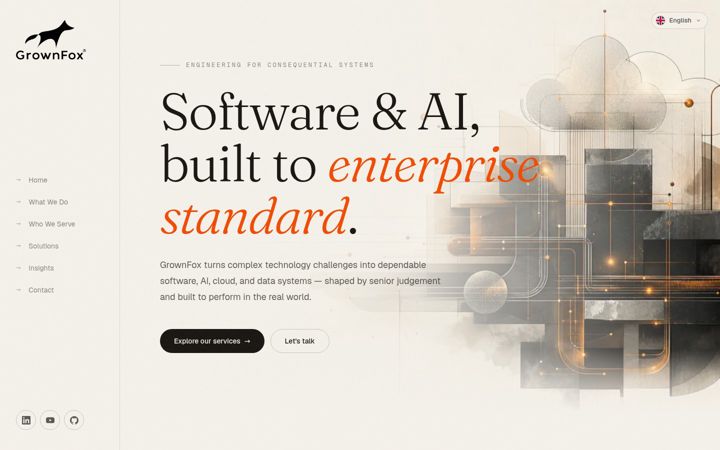 Screenshot of grownfox.com