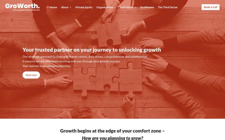 Screenshot of groworth.co.uk