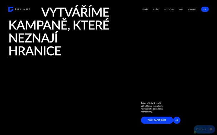 Screenshot of growsmart.cz