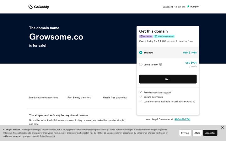 Screenshot of growsome.co