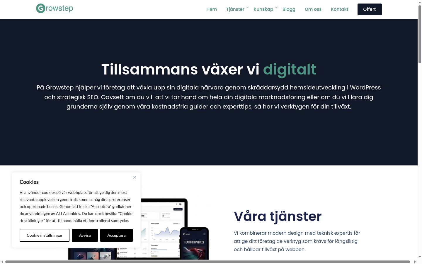 Kuvakaappaus suostumusbannerista, joka näytettiin ennen mitään vuorovaikutusta