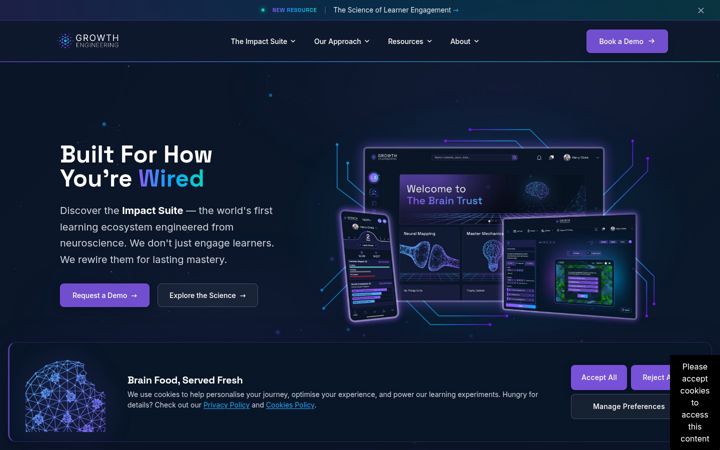 Screenshot of growthengineering.co.uk