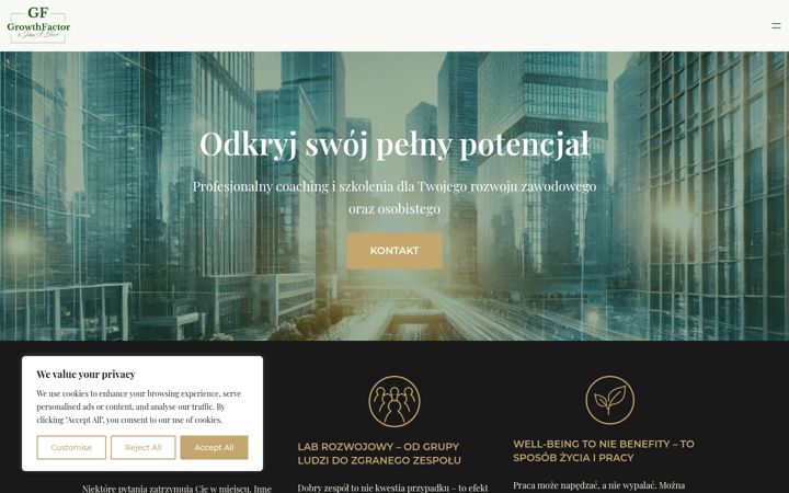 Screenshot of growthfactor.pl