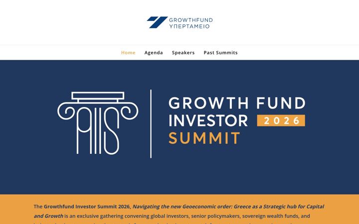 Snimka zaslona za growthfund-summit.gr