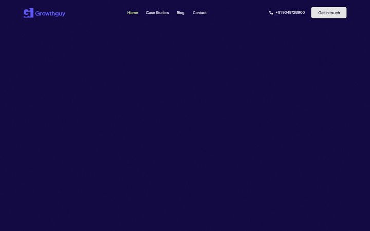 Screenshot of growthguy.in