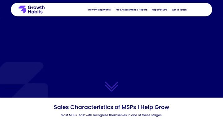 Screenshot of growthhabits.co.uk