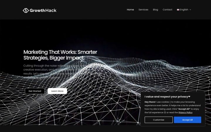 Screenshot of growthhack.ch