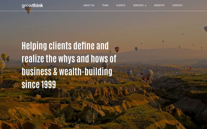 Screenshot of growthink.com