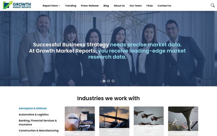 Screenshot of growthmarketreports.com